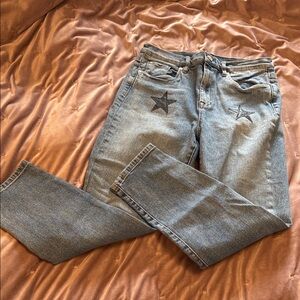 Blank NYC Light Blue Star Jeans